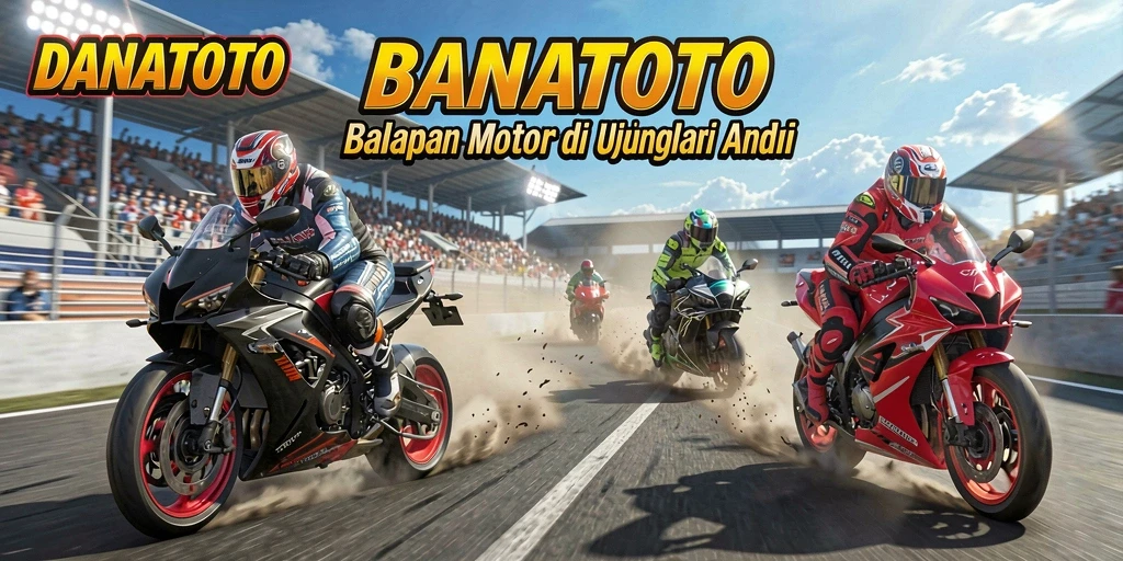Gameplay seru DANATOTO dengan balapan motor yang menegangkan.