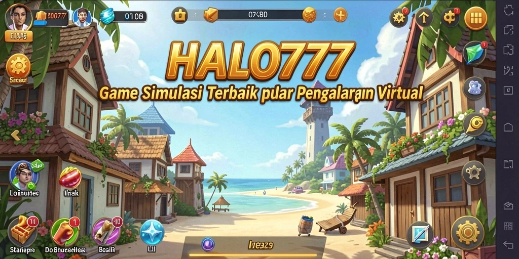 Tampilan gameplay realistis dari HALO777 yang menakjubkan.