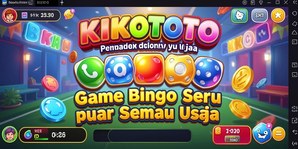 Screenshot gameplay KIKOTOTO yang menampilkan keseruan bingo.