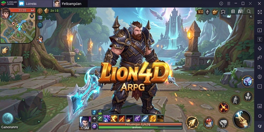 Screenshot gameplay LION4D yang menampilkan aksi petualangan seru.