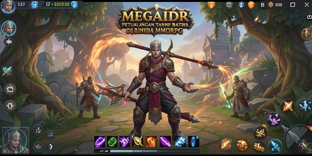 Tampilan gameplay <strong>MEGAIDR</strong> yang menakjubkan dan interaksi pemain.