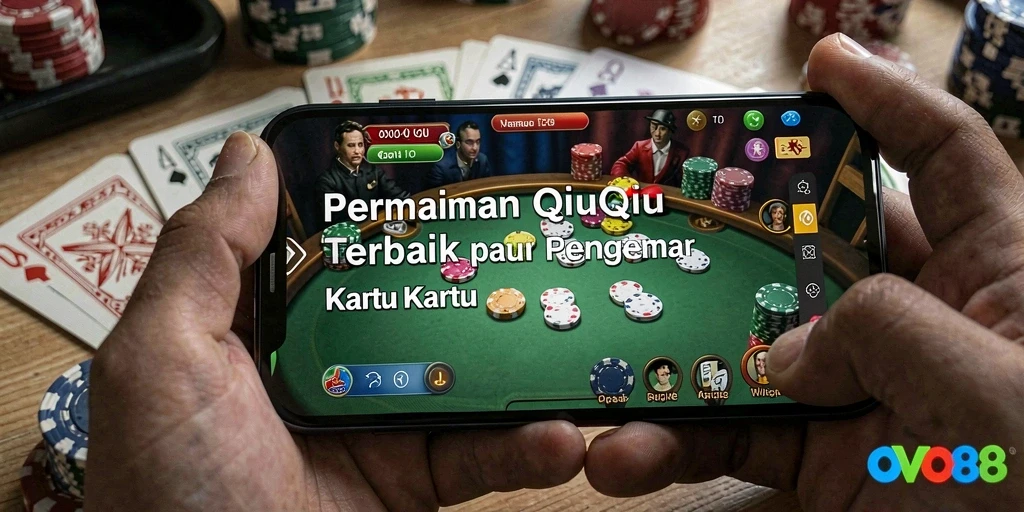 Tampilan gameplay seru dari OVO88 dalam permainan QiuQiu.