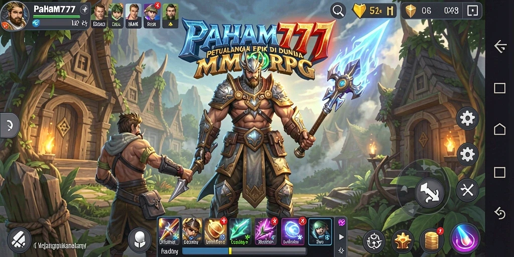 Gameplay epik di dunia MMORPG PAHAM777 yang penuh petualangan.