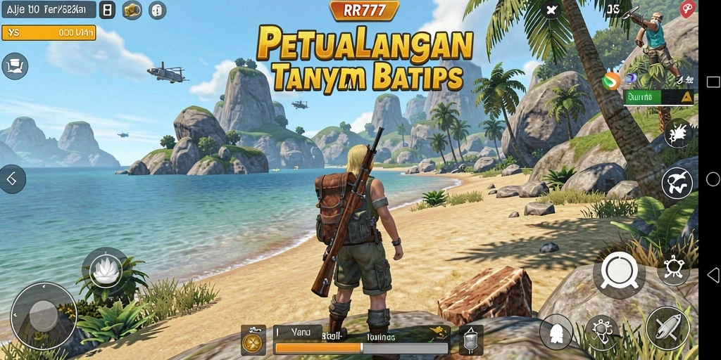 Screenshot gameplay open world RR777 yang menampilkan petualangan epik.
