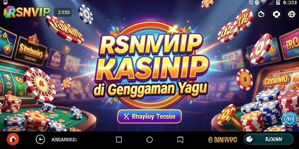Tampilan menarik dari gameplay kasino di RSNVIP.