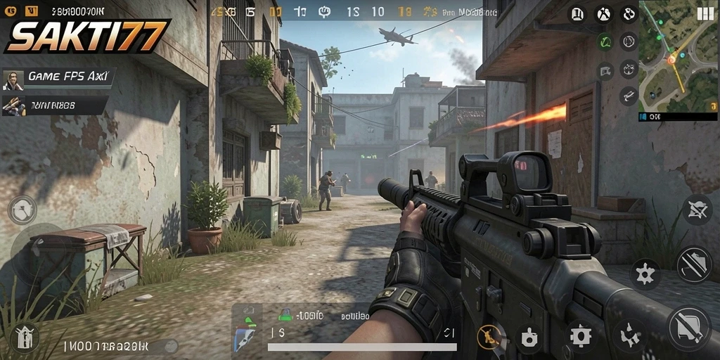 Screenshot gameplay SAKTI77 menampilkan momen aksi yang intens.