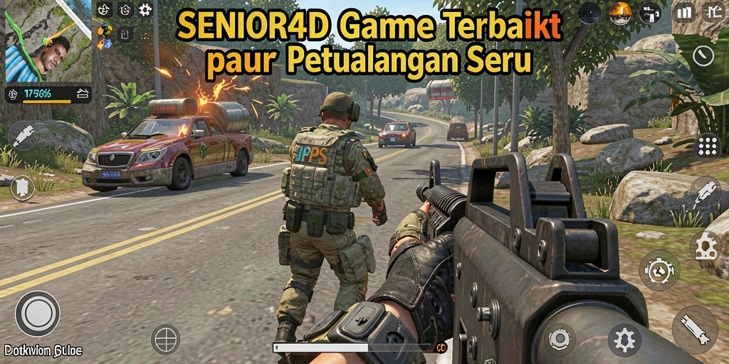Tampilan menarik dari gameplay SERIOUS4D yang penuh aksi.