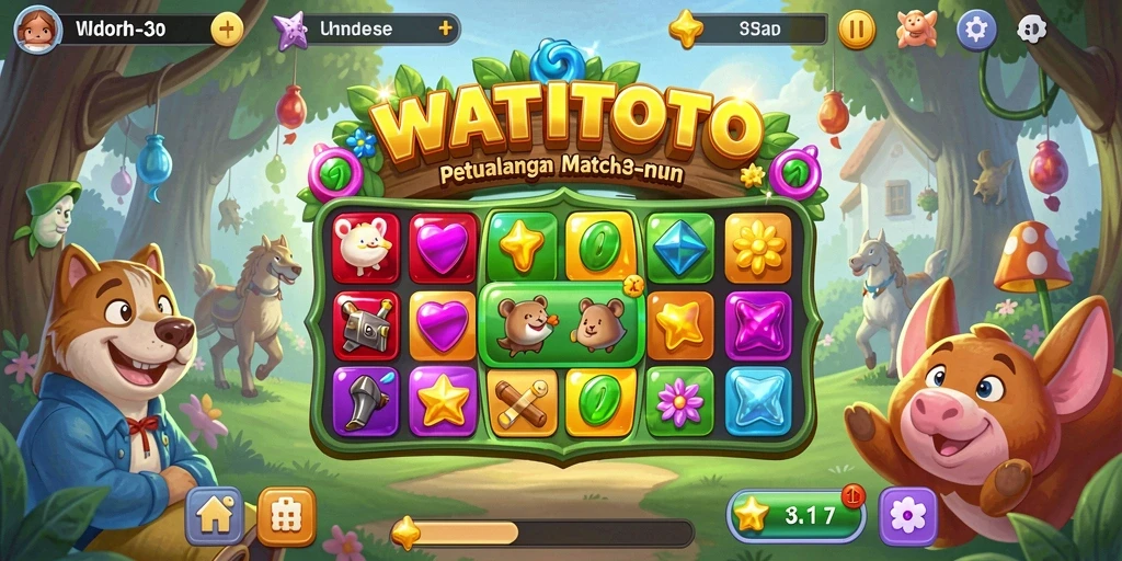 Tampilan menarik dari gameplay WATITOTO yang mengasyikkan.