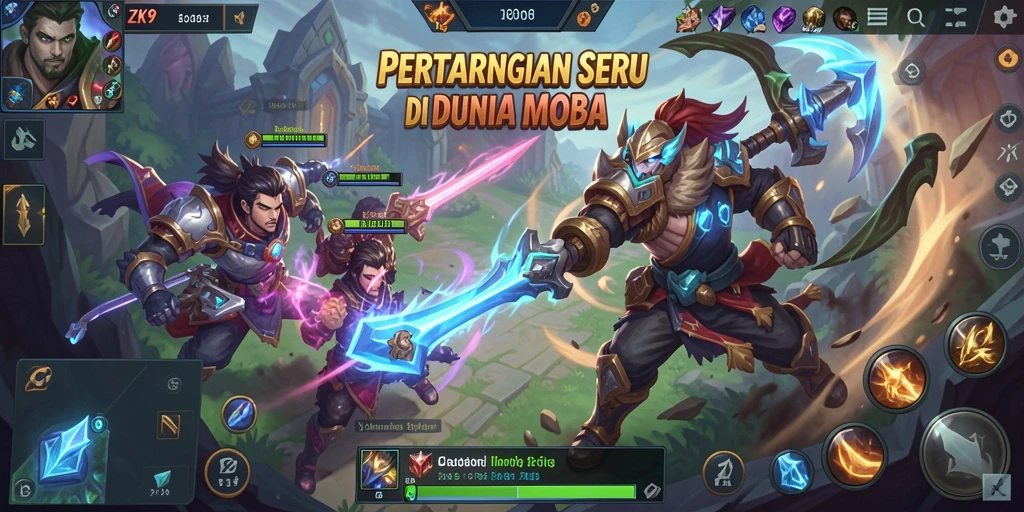 Gameplay epik dari ZK9 menampilkan pertempuran intens dan strategi tim.